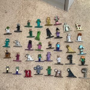 Metal Minecraft Figurines